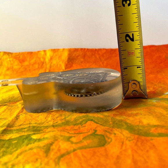 Pirate Skull Head Guitar with Axes - Picture 7 of 8